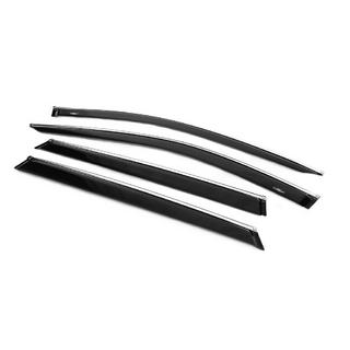 Window deflectors with chrome trim SW (4 pcs, HIC) Skoda Superb 2015-2024 photo 2