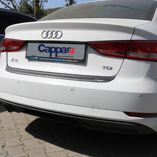 Rear Bumper Cover EuroCap (2017-2020, ABS) Audi A3 2012-2020 photo 2