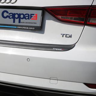Rear Bumper Cover EuroCap (2017-2020, ABS) Audi A3 2012-2020 photo 3
