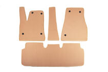Tesla Model S 2012– EVA Floor Mats (2012-2021, Beige) photo 1