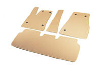 Tesla Model S 2012– EVA Floor Mats (2012-2021, Beige) photo 2