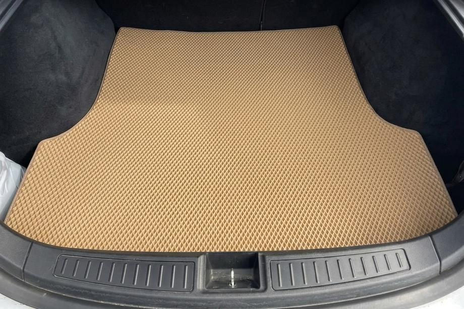 Tesla Model S 2012– Rear Trunk EVA Mat (2012-2021, Beige) Image