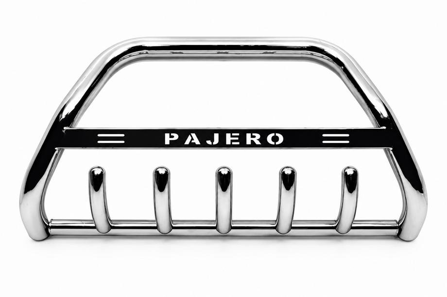Mitsubishi Pajero Wagon III 1999-2006 Bull Bar WT004 (Stainless Steel) Image