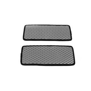 Polyurethane door sill mats (2 pcs, EVA, grey) photo 1
