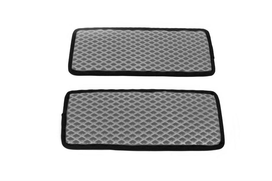 Fiat Ducato 2006-2025 Polyurethane door sill mats (2 pcs, EVA, grey) Image