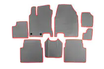 Nissan Qashqai 2010-2014 EVA floor mats for +2 (3 rows, grey) photo 1