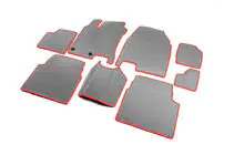 Nissan Qashqai 2010-2014 EVA floor mats for +2 (3 rows, grey) photo 2