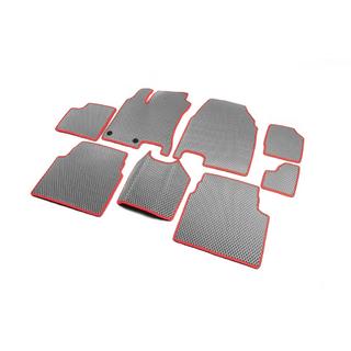 EVA floor mats for +2 (3 rows, grey) Nissan Qashqai 2010-2014 photo 2