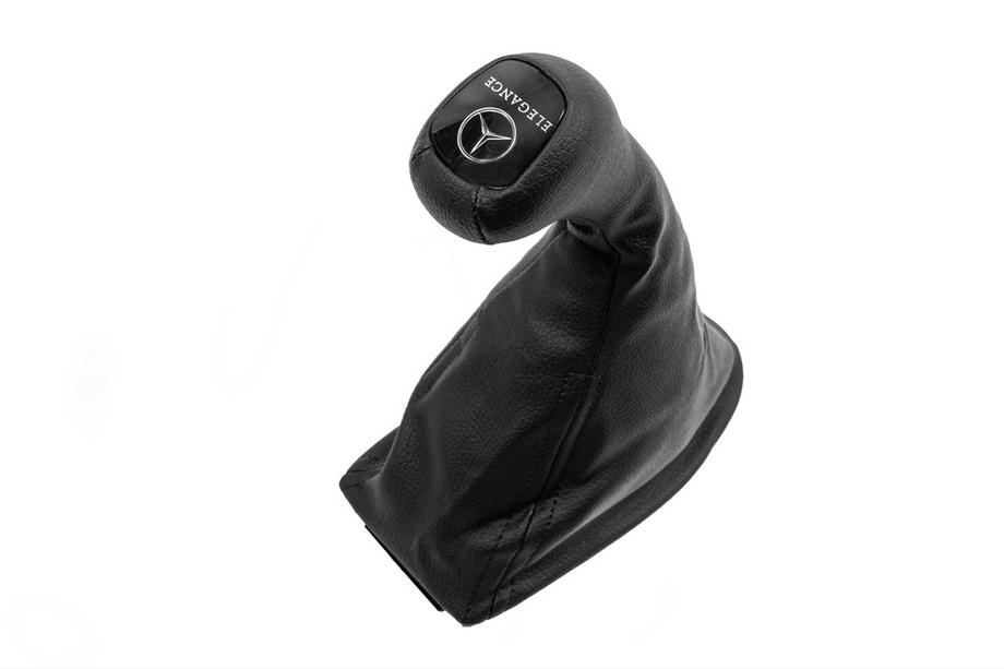 Mercedes E-class W211 2002-2009 Gear knob and shift boot OEM Elegance-Mercedes (leatherette) Photo 4
