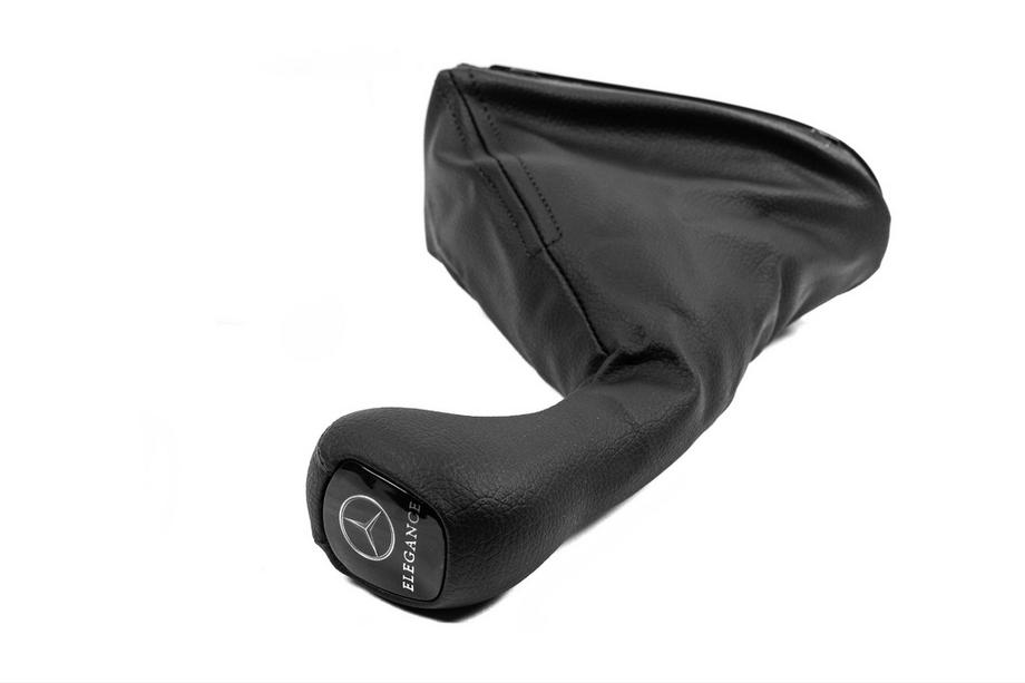 Mercedes E-class W211 2002-2009 Gear knob and shift boot OEM Elegance-Mercedes (leatherette) Photo 1
