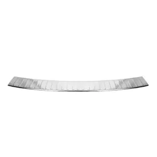 Rear bumper protector with edge Carmos (stainless steel) photo 2