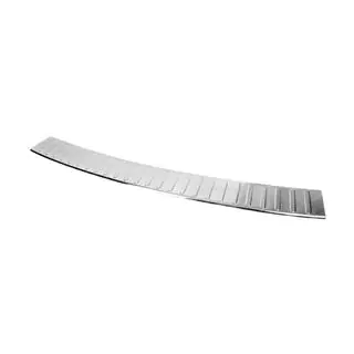 Rear bumper protector with edge Carmos (stainless steel) photo 3