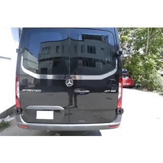 Rear Window Trim V-2 Carmos (2 pcs, Stainless Steel) Mercedes Sprinter W907/W910 2018- photo 4