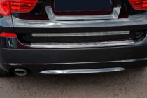 BMW X3 F25 2011-2018 Stainless Steel Rear Bumper Protector OmsaLine (gloss, stainless) photo 8