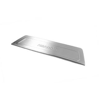 Rear bumper protector OmsaLine (gloss, stainless steel) photo 2