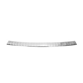 Rear bumper protector Carmos V3 gloss (1 door, stainless steel) Volkswagen T6 2015-2024 photo 1