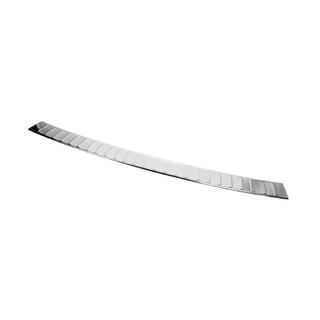 Rear bumper protector Carmos V3 gloss (1 door, stainless steel) Volkswagen T6 2015-2024 photo 2