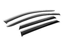 Kia Niro 2016–2021 Window deflectors with chrome trim (4 pcs, Niken) photo 3