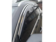 Chery Tiggo 7 2020- Window deflectors with chrome trim (4 pcs, Niken) photo 7