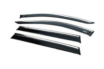 Toyota Rav 4 2019–2025 Window deflectors with chrome trim (4 pcs, Niken) photo 4