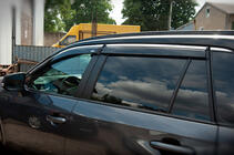 Toyota Rav 4 2019–2025 Window deflectors with chrome trim (4 pcs, Niken) photo 6
