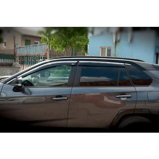Window deflectors with chrome trim (4 pcs, Niken) photo 2
