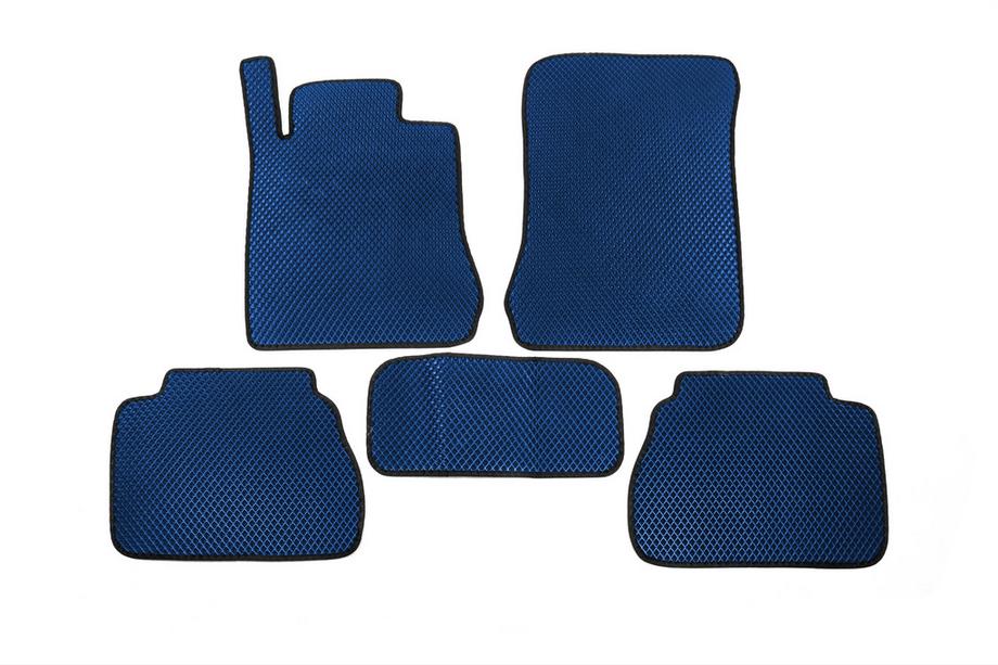 Mercedes E-class W210 1995-2002 EVA Floor Mats (Blue) Image