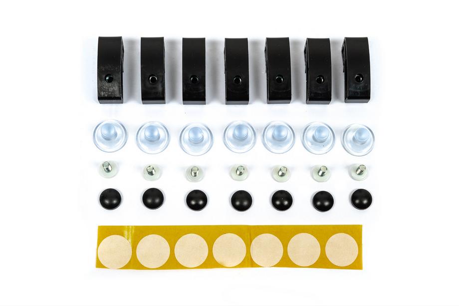 Hood deflector mounting kit (7 pcs, EuroCap) Photo 1