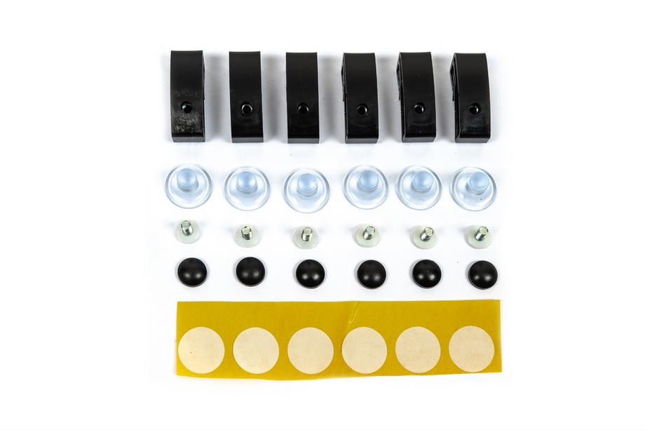 Hood deflector mounting kit (6 pcs, EuroCap) Photo 1