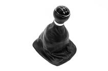 Volkswagen Passat B5 1997-2005 Black gear shift knob with boot (5-speed) photo 2