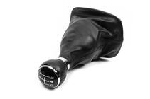 Volkswagen Passat B5 1997-2005 Black gear shift knob with boot (5-speed) photo 1