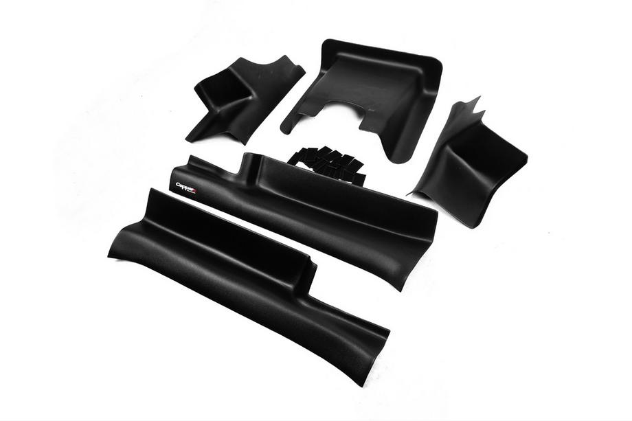 Renault Duster 2018-2024 Interior door sill protectors EuroCap (5 pcs, ABS) Photo 9