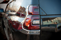 Toyota Land Cruiser Prado 150 2009-2023 Chrome Tail Light Covers V2 (2 pcs, 2018+) photo 1
