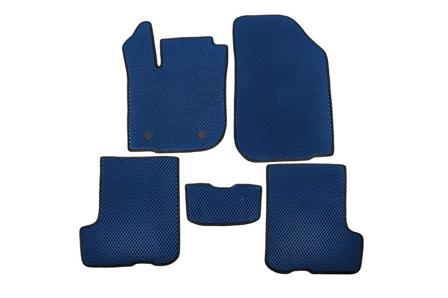 Renault Sandero 2013-2022 EVA Floor Mats (Blue) Image
