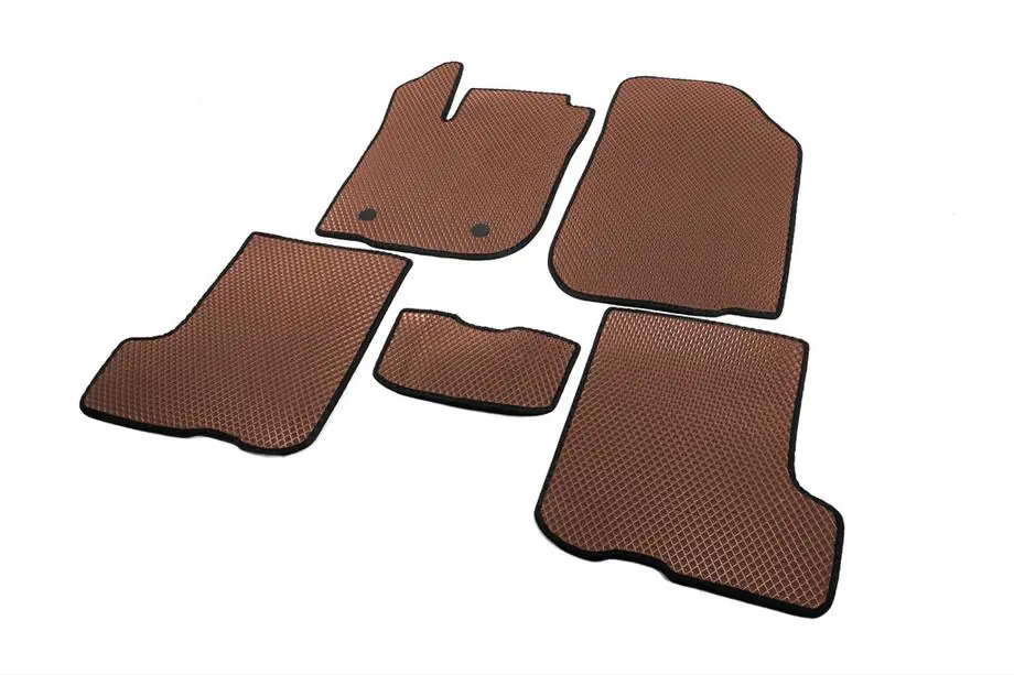 Dacia Sandero 2013-2020 EVA Floor Mats (Brown) Photo 2