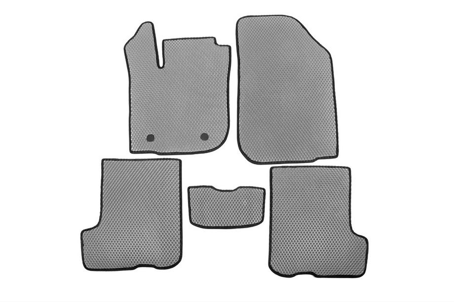 Renault Sandero 2013-2022 EVA Floor Mats (Gray) Image