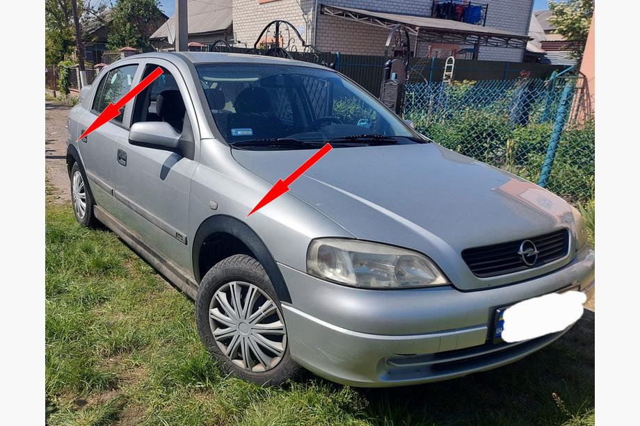 Opel Astra G classic 1998-2012 Fender flares (4 pcs, black metallic) Image