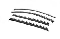 Kia Sorento IV MQ4 2020- Window deflectors with chrome trim (4 pcs, Niken) photo 2