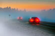How to behave while driving on a foggy road photo 1