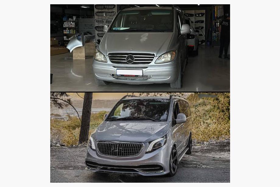 Mercedes Vito W639 2004-2014 Facelift Kit to W447 Maybach Photo 7