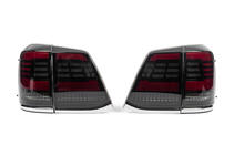 Toyota Land Cruiser 200 2007-2021 Tail Lights 2008-2015 (Sequential Red) photo 5