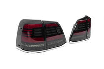 Toyota Land Cruiser 200 2007-2021 Tail Lights 2008-2015 (Sequential Red) photo 3
