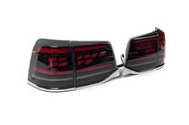 Toyota Land Cruiser 200 2007-2021 Tail Lights 2016-2021 (Sequential Red Plus) photo 4