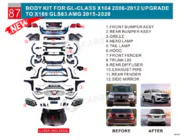 Mercedes GL class X164 2006-2012 Facelift Kit to GLS X166 AMG photo 5
