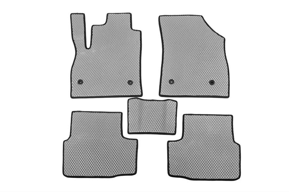 Opel Astra K 2016-2021 EVA Floor Mats (Gray) Image