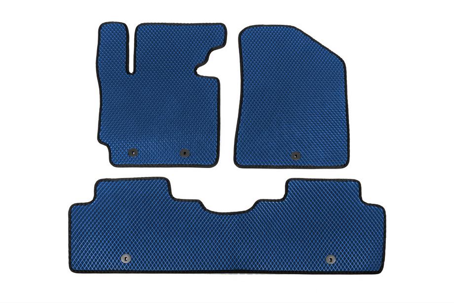 Kia Soul II 2013-2018 EVA Floor Mats (Blue) Image