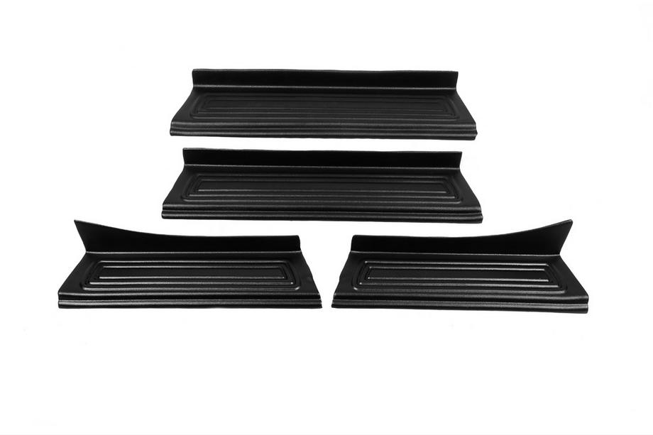 Renault Captur 2013-2019 Interior door sill protectors EuroCap (4 pcs, ABS) Image