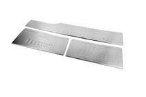 Volkswagen LT 1995-2006 Interior door sill plates stainless steel Carmos V3 (3 pcs) photo 2