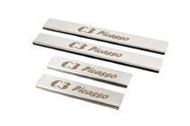 Citroen C-3 Picasso 2010-2017 Chrome Door Sill Protectors (Carmos) photo 1
