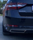 Skoda Superb 2015-2024 Rear bumper end trim Carmos (3 pcs, stainless steel) photo 2